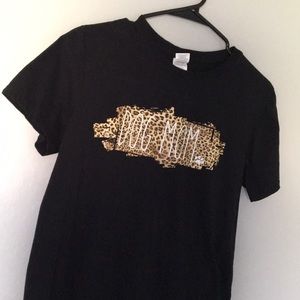 Dog Mom Leopard Print T Shirt